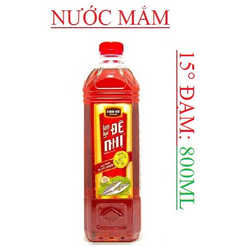 Nước Mắm Nam Ngư Đệ Nhị 800ml (chai)