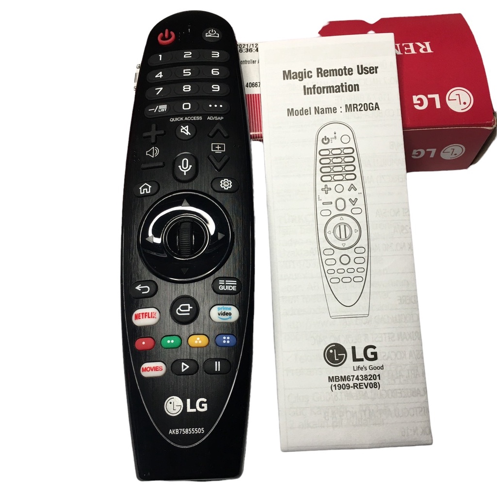 Điều khiển tivi LG tìm bằng giọng noi năm 2021 hàng mới Zin, Remote tivi Lg  AN-MR18BA,2018, 2019, 2020, 2021, 2022