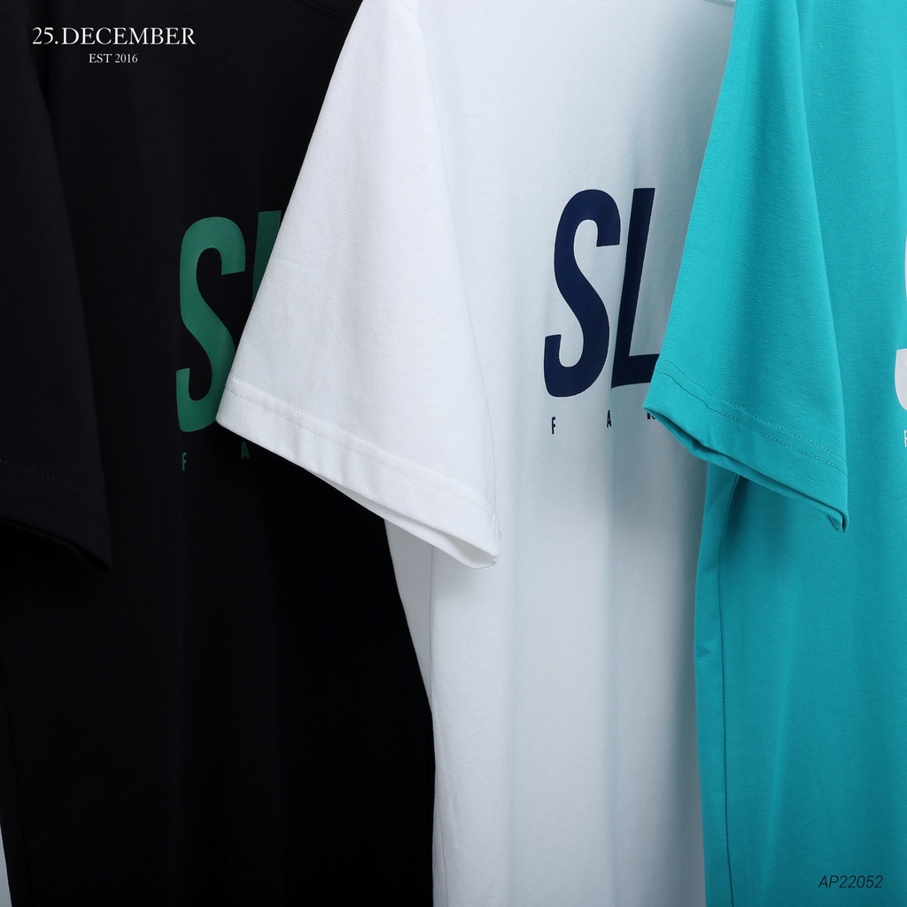 Áo phông chất đẹp, chữ Slinky - 25.December AP22052