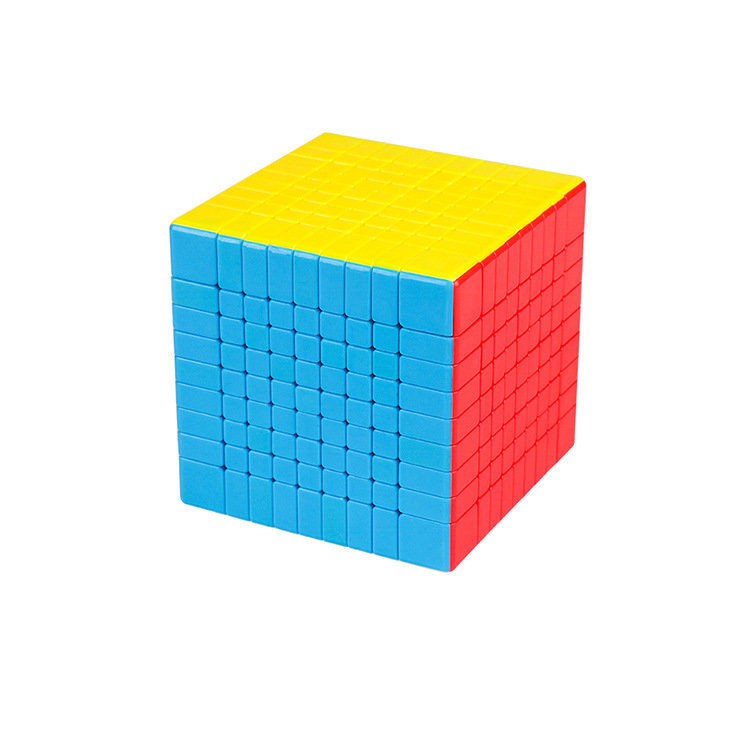 ♧❏✕[Mubik s Cube Classroom Phantom 9-order Rubik Cube] Moyu MF9-order color high-end đua xe