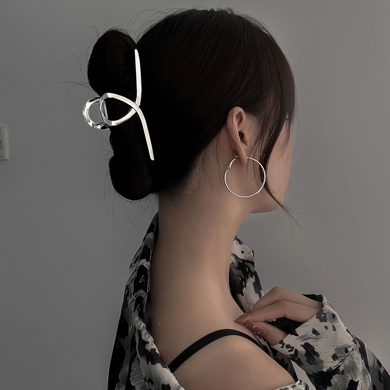 Kẹp Tóc Bằng Kim Loại Phong Cách Hàn Quốc Thời Trang
