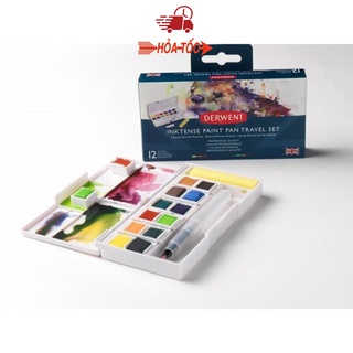 Màu nước Derwent Inktense Paint Pan Travel Set Palette