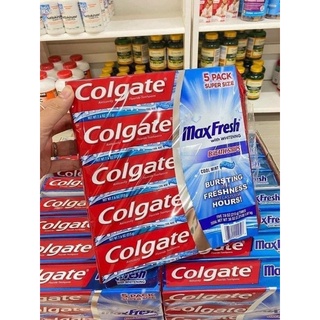 Kem đánh răng colgate max fresh with breath strips 215g