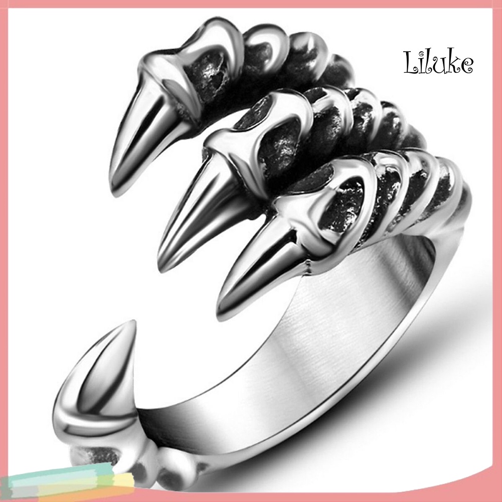 Nhẫn Hợp Kim Mạ Vàng Trang Trí Hình Móng Vuốt Đại Bàng Cổ Điển Cho Nữ