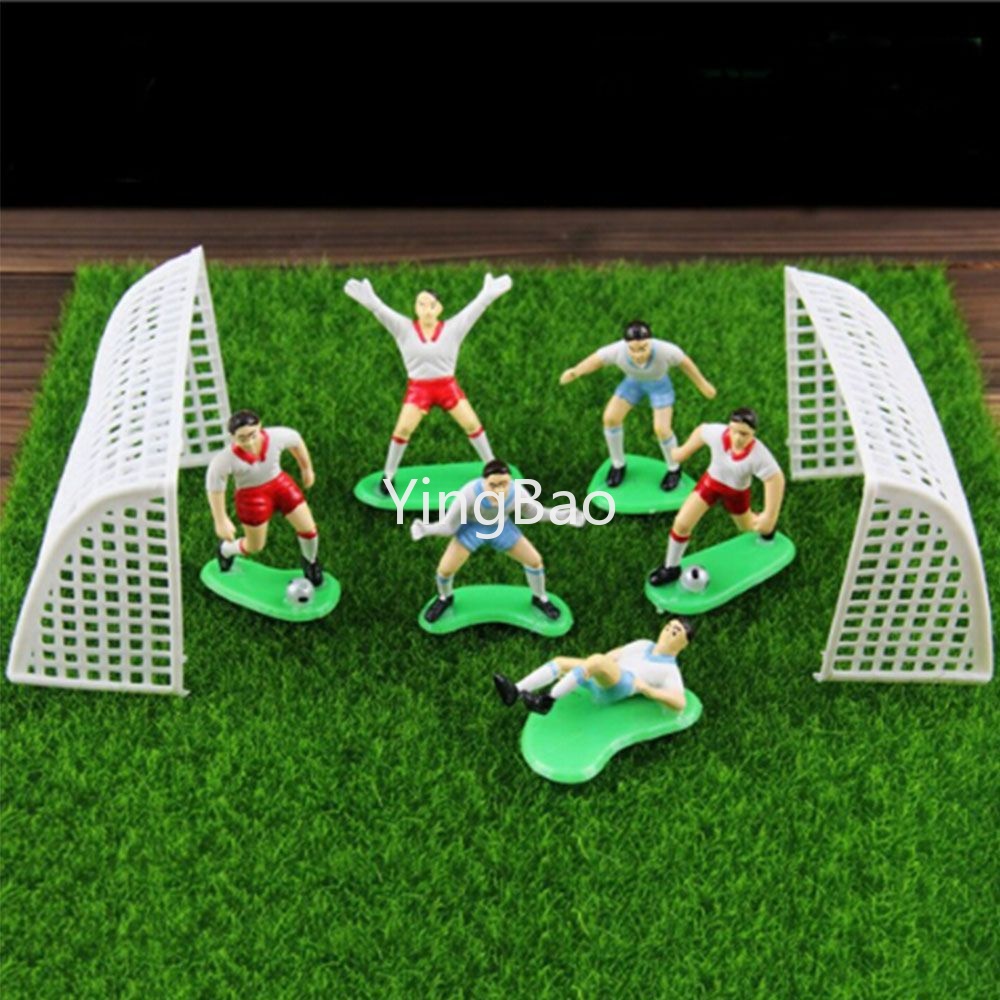 Set 8 Phụ Kiện Trang Trí Bánh Hình Quả Bóng Đá Sáng Tạo