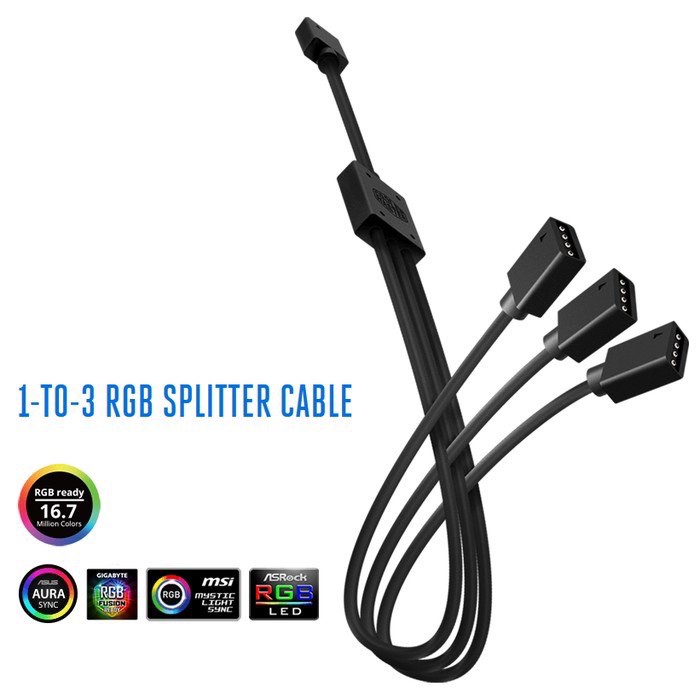 Dây mở rộng cable Hub Coolmoon và cable RGB 4.8 12V