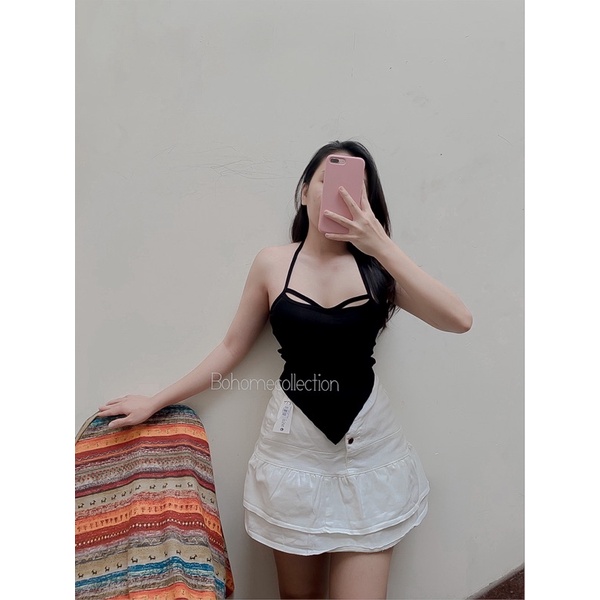 SET CUTE ÁO DÂY VÀ CHÂN VÁY | BigBuy360 - bigbuy360.vn