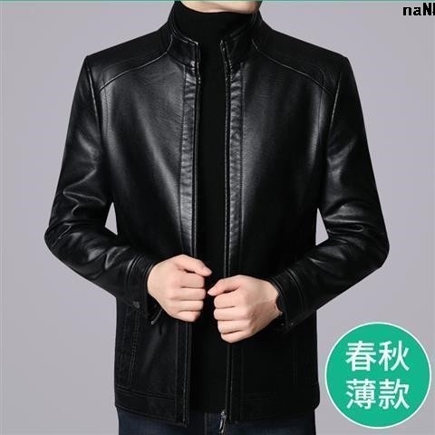 Áo Khoác Da Cừu Thật Lót Lông Cừu Dày < haining Mùa Thu Đông Cho Đàn Ông Trung Niên]