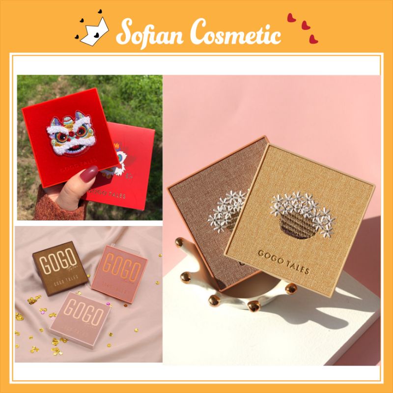 GOGO TALES - Bảng phấn mắt nội địa Trung GogoTales Admiring Velvet Eyeshadow Palette 9 màu nhũ lì, chống nước | BigBuy360 - bigbuy360.vn