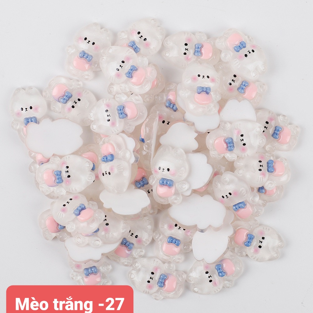 Sticker 3D/2D (ĐƯỢC CHỌN MẪU) dán ốp điện thoại, bình nước, hộp bút, quà tặng... siêu dễ thương, sẵn keo dán. Big Cat.