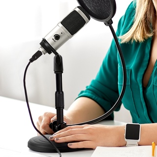 Micrô ngưng tụ chuyên nghiệp PC Studio Micrô USB cho máy tính chơi game Truyền phát video Mic Podcasting Ghi âm