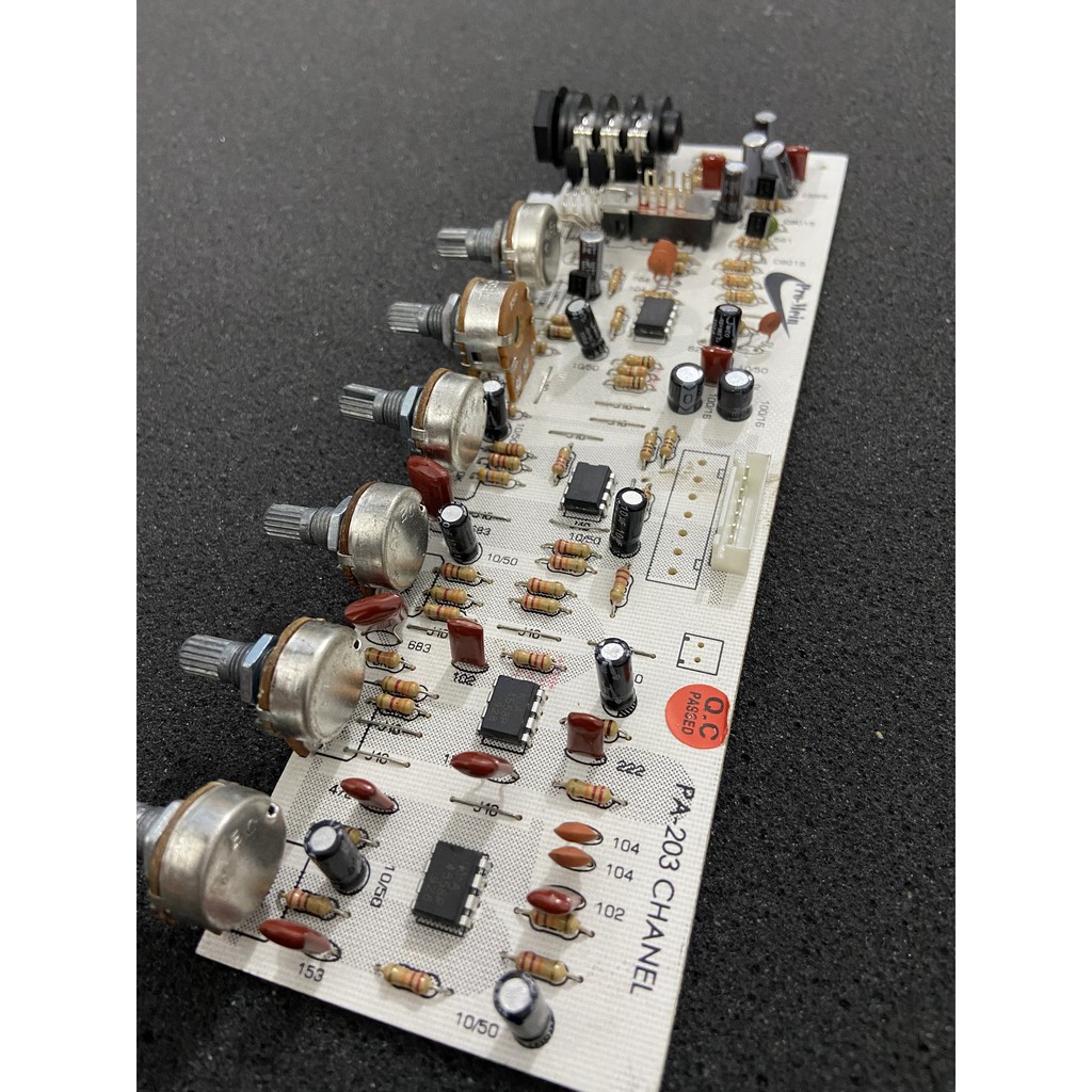 Mạch mic amply 6 volum 203N sợi thủy tinh cao cấp