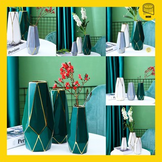 HOTDEAL⚡ Lọ cắm hoa trang trí phòng khách POLYGONLUX cao cấp