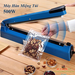 Máy hàn túi nilong, ép hàn miệng túi dập tay 40cm + 1 thanh dây hàn