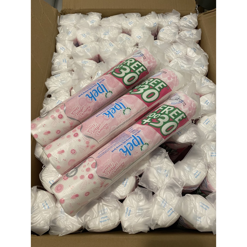 Bông Tẩy Trang Ipek Thổ Nhĩ Kì 130 miếng (100+30) | BigBuy360 - bigbuy360.vn