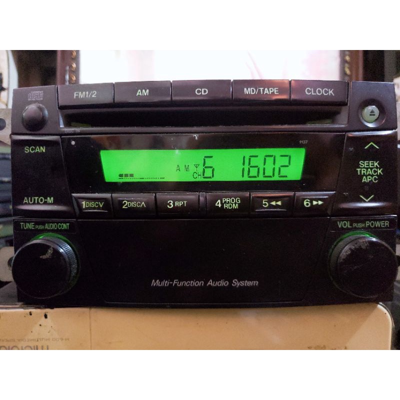 Đầu cd & tape md JAPAN  Mazda model 2003 2004