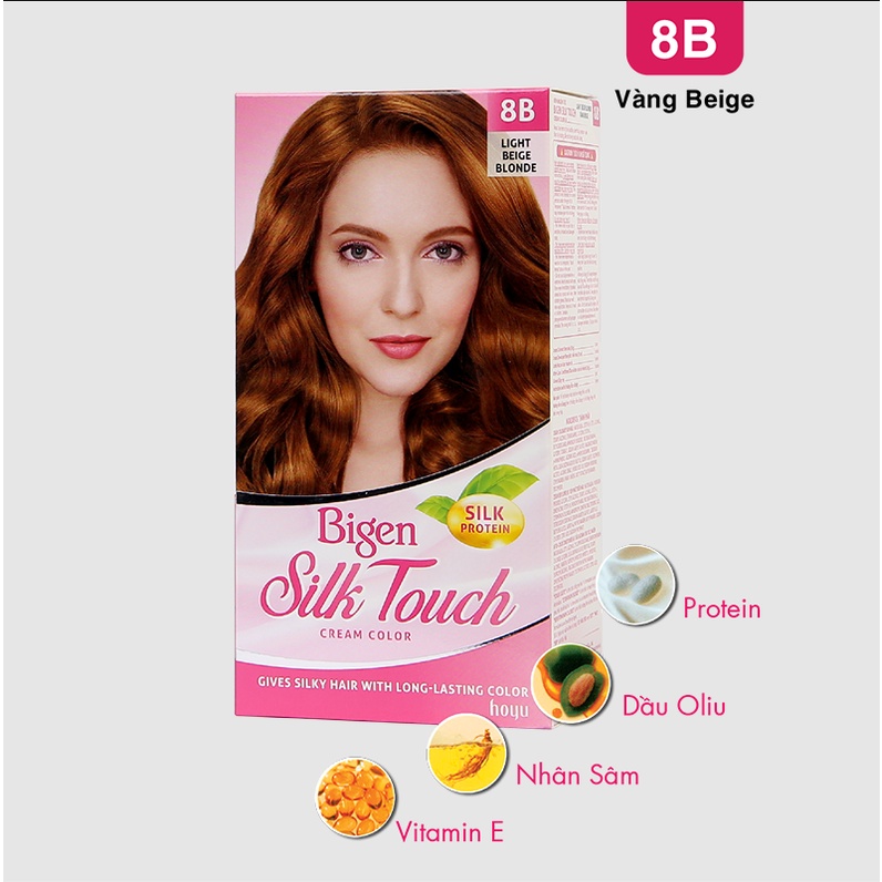 Set nhuộm BIGEN Silk Touch Cream Color nhuộm tóc tại nhà