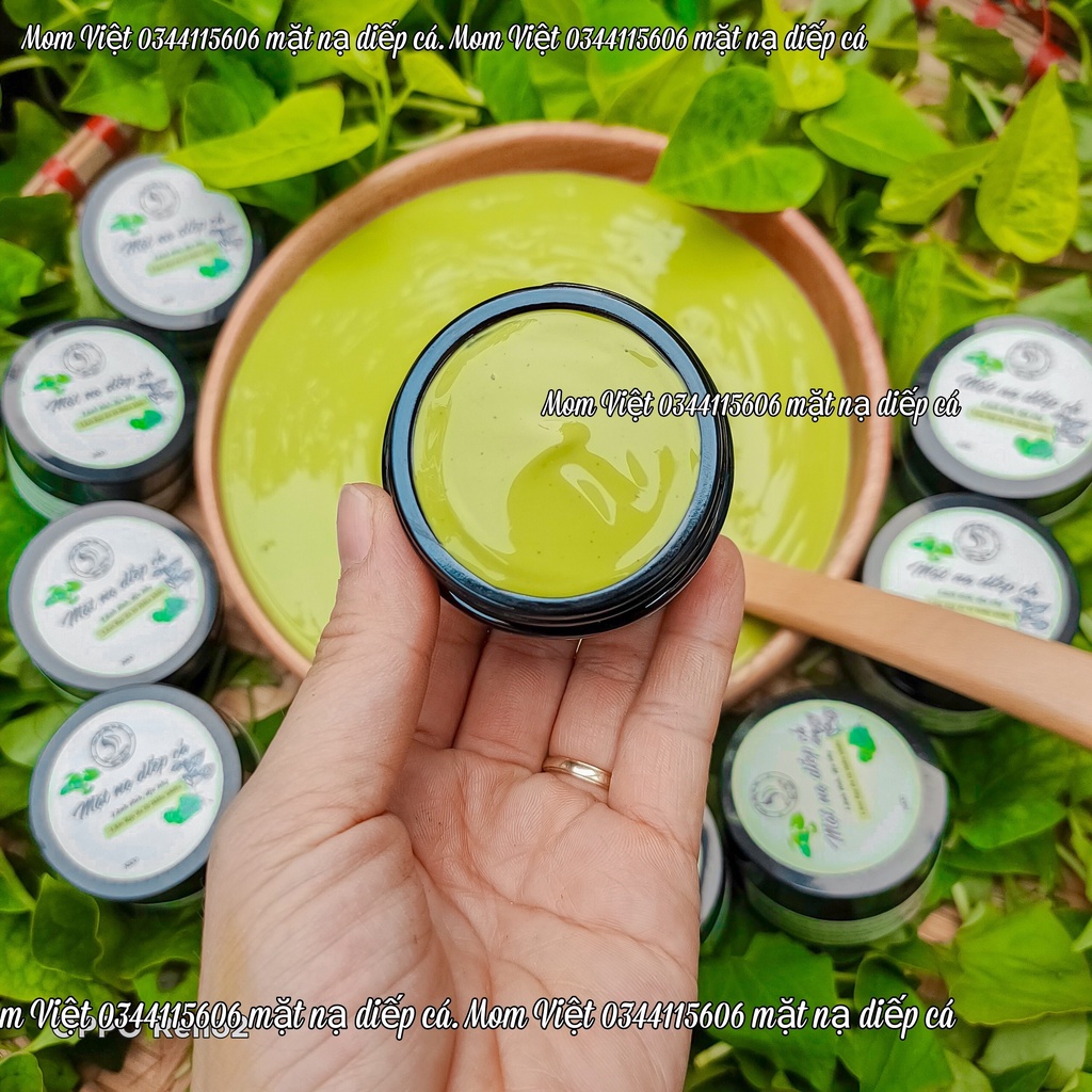 MASK MẶT NẠ DIẾP CÁ MOM VIỆT GIẢM MỤN TRẮNG DA (HANDMADE)