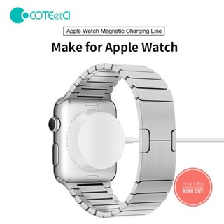 [BigSale] Cáp sạc nam châm Apple Watch COTEetCI cho các dòng series 1,2,3 và 4 (Bảo hành toàn quốc trong 6 tháng)