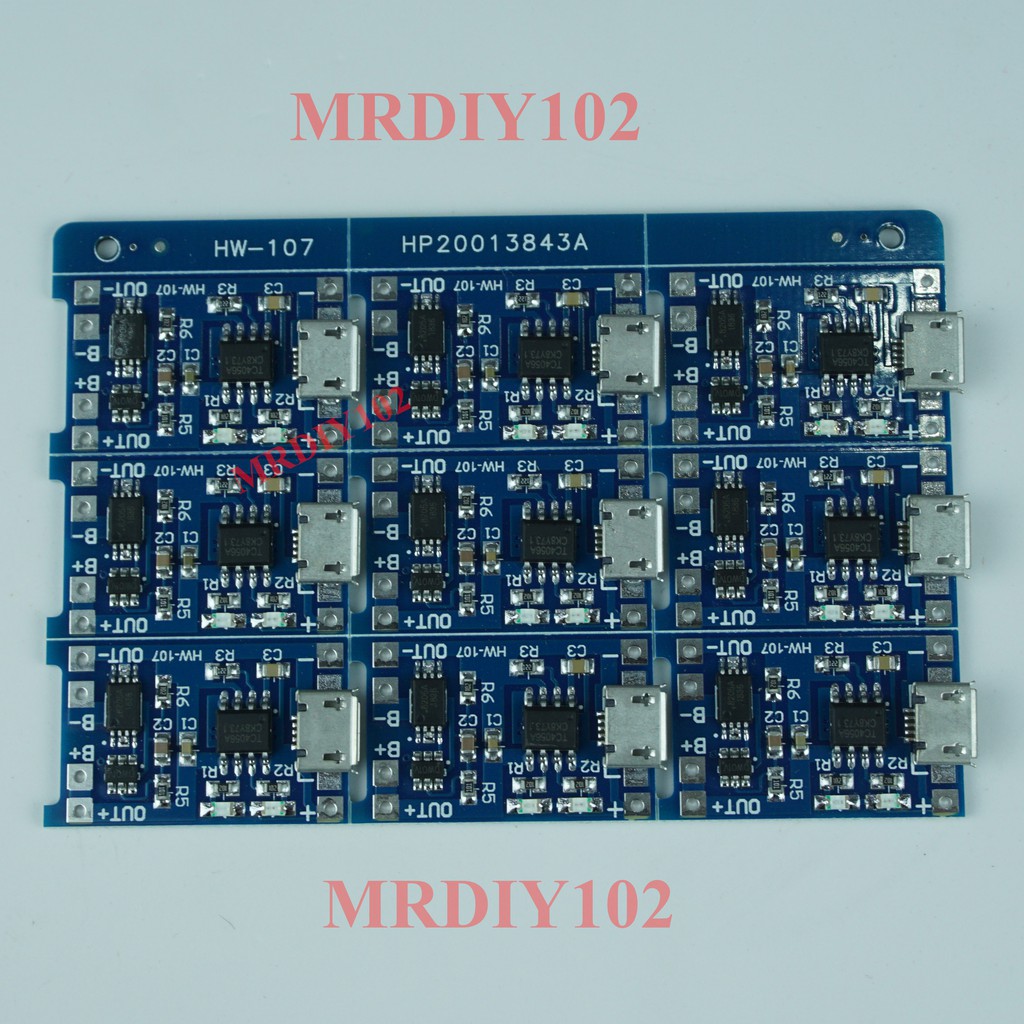 Mạch sạc pin 18650 TP4056 có bảo vệ