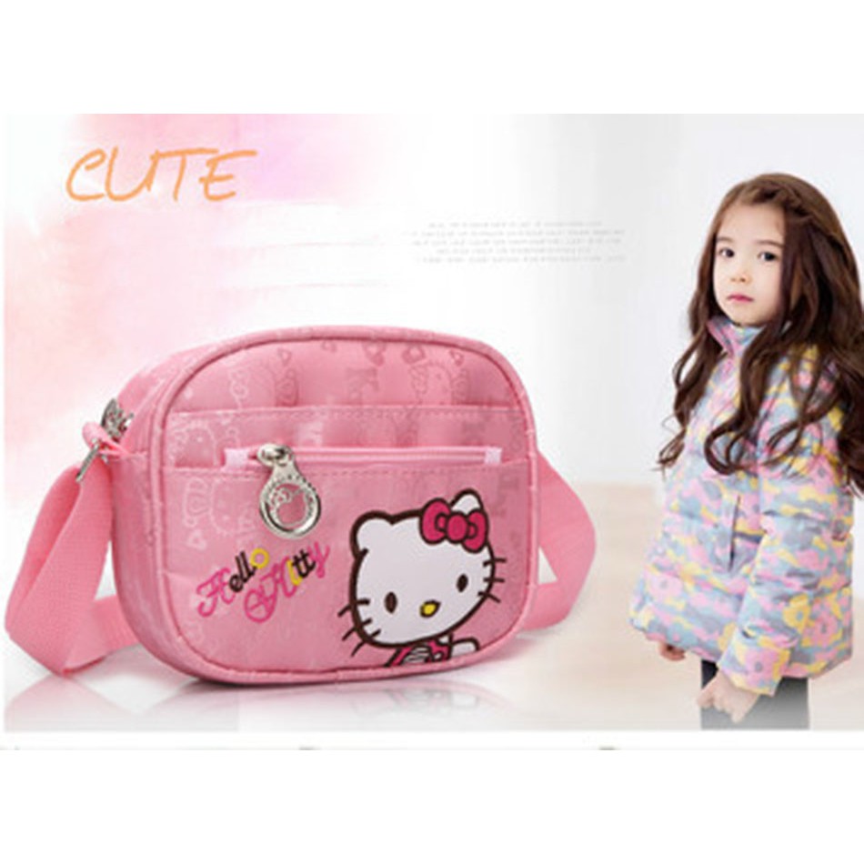 Túi đeo chéo Hello Kitty màu hồng cho bé YSH035 YSH Decor