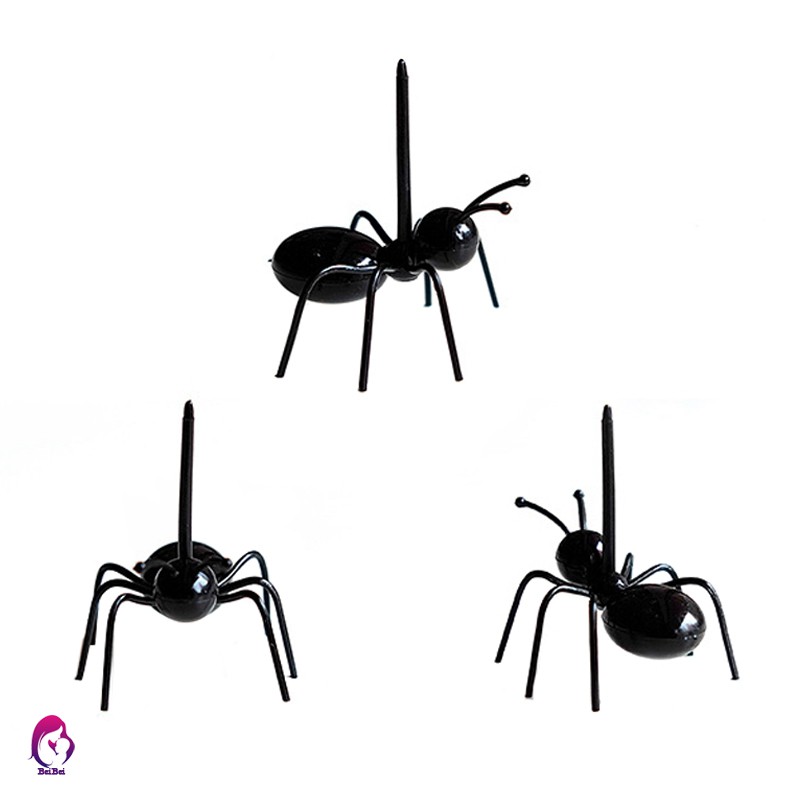 【Hàng mới về】 Animal Farm Ant Fruit Fork Mini Cartoon Children Food Fruit Party Decor 