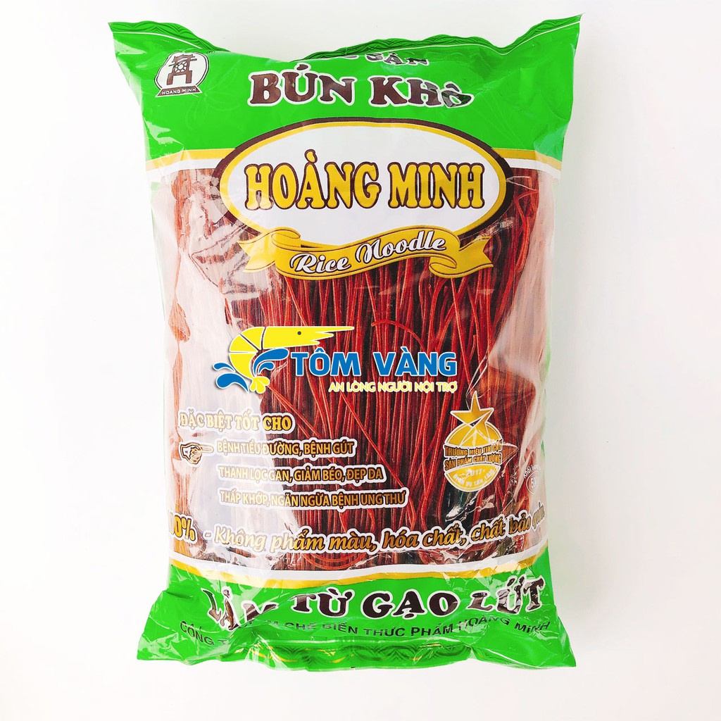  Bún Gạo Lứt Hoàng Minh (500g) - Tôm Vàng | BigBuy360 - bigbuy360.vn