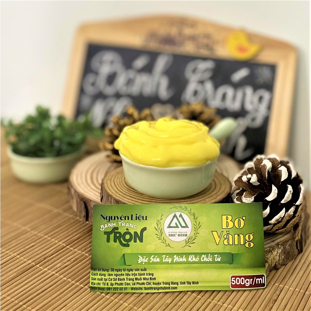 BƠ VÀNG Như Bình Làm Nguyên Liệu Bánh Tráng Cuốn Thơm Ngon Béo Ngậy BÁN BAO ĐẮT HÀNG
