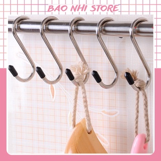 Vỉ 4 Móc treo đồ hình chữ S tiện ích vrg1456	 bảo nhi shop