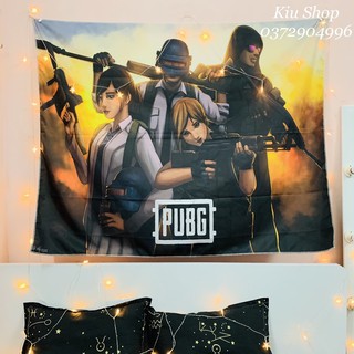 [HÀNG SẴN] Tranh Decor treo tường mẫu PUBG + móc treo đầy đủ