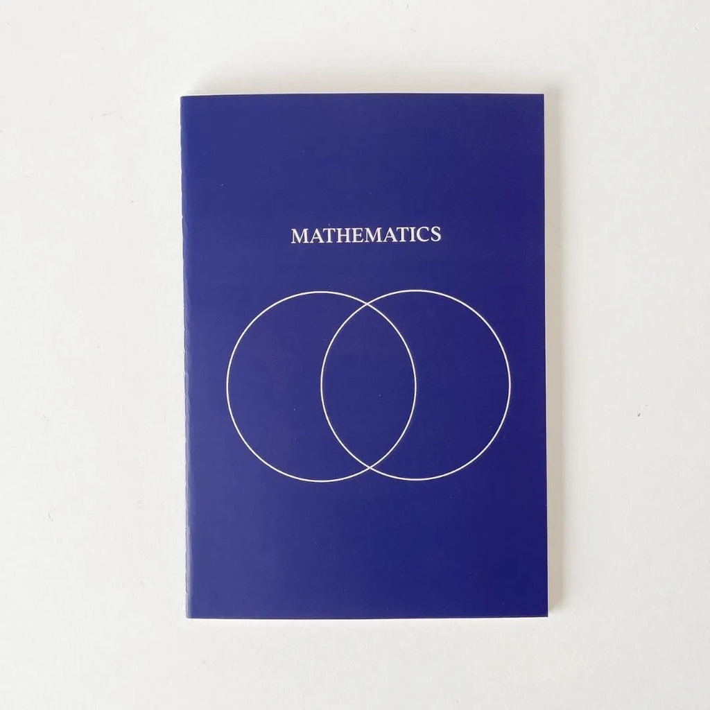 Vở CRABIT Toán Mathematics XANH DƯƠNG layout 2 cột 4 khung - Tập học sinh may gáy 100gsm 80 trang