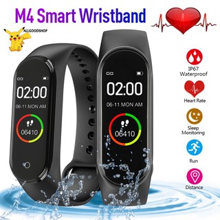 Đồng hồ thông minh M4 chống nước IP67 giúp đo nhịp tim huyết áp và thông báo cuộc gọi