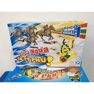 CỜ 2 IN 1 ( CỜ CÁ NGỰA - CỜ TỶ PHÚ )