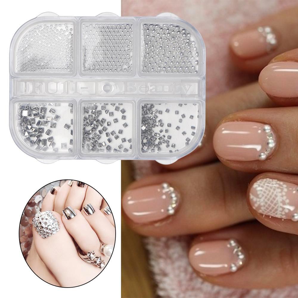 XIANTIN Miếng Dán Kim Loại Trang Trí Móng Tay