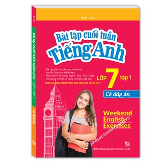 Sách - Bài tập cuối tuần tiếng Anh lớp 7 tập 1 - Có đáp án - Sách giáo dục Thương hiệu Đại Lợi | Zalora.vn