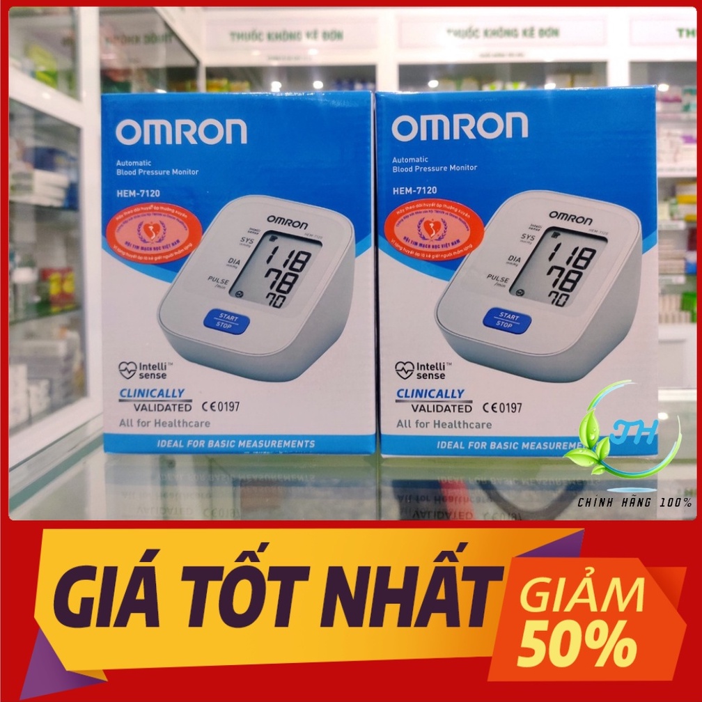 Máy đo huyết áp OMRON HEM 7120-Hàng chính hãng bảo hành 5 năm