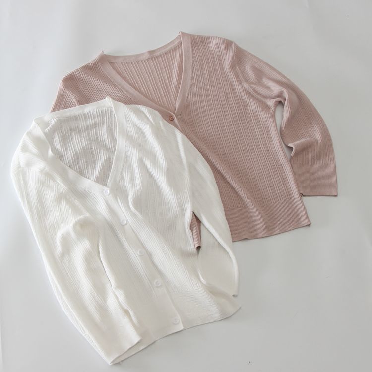 Áo Khoác Cardigan Dệt Kim Phong Cách Hàn Quốc Xinh Xắn Cho Nữ