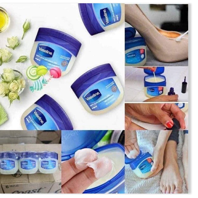 [Mã chiết khấu giảm giá mỹ phẩm chính hãng] Sáp dưỡng ẩm Vaseline 100% Pure Petroleum jelly Original