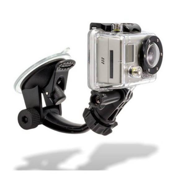 F1 Đế hít chân không gắn kính ô tô phục vụ camera hành trình GoPro, Sjcam, ... 35 1