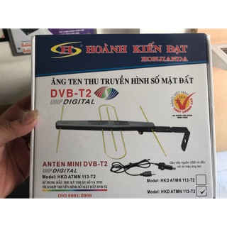 Anten dvbt2 sử dụng tivi tích hợp có kèm nguồn 5v