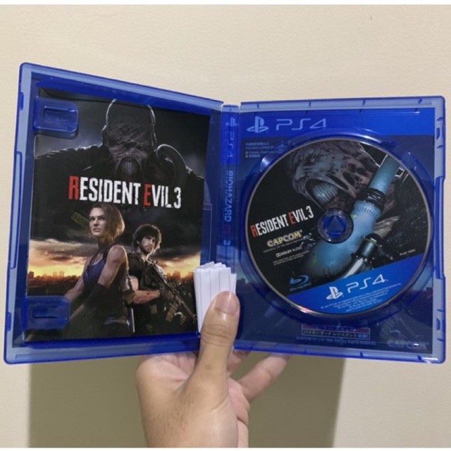 Máy Chơi Game Resident Evil 3 Remake Ps4 Region 3 Asia Game Playstation Bd Ps 4 Reg3 R3 Cassette Re3 Evil 3