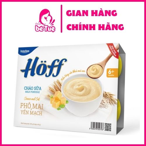 Cháo sữa Hoff phô mai, yến mạch