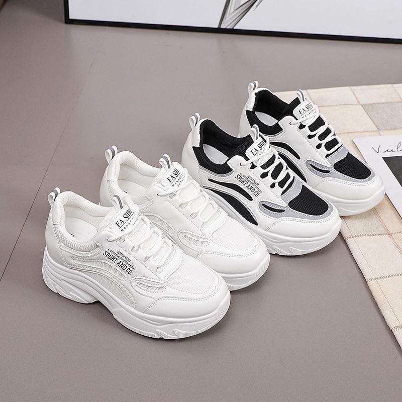 GIÀY THỂ THAO NỮ TRẮNG ĐỘN ĐẾ 7 PHÂN SPORT GIÚP TĂNG CHIỀU CAO KIỂU DÁNG THON GON SIÊU ĐẸP G 73 | BigBuy360 - bigbuy360.vn