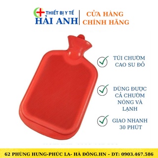 [Loại To] Túi Chườm Nóng Lạnh Cao Su Đỏ