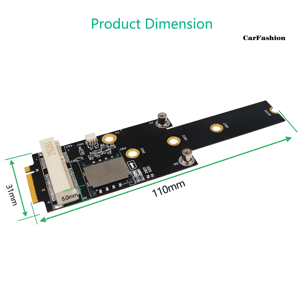 Card Chuyển Đổi Mini Pci-E Sang Ngff M.2 Key M A / E Với Khe Sim Tiện Dụng | BigBuy360 - bigbuy360.vn