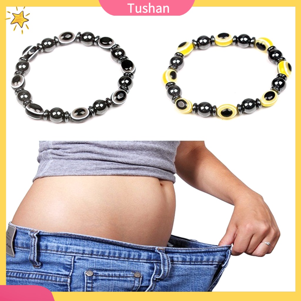 Vòng Tay Chuỗi Hạt Nam Châm Hỗ Trợ Giảm Cân Hiệu Quả