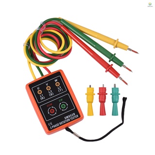 Thiết bị kiểm tra tần số pha xoay 3 pha với còi báo đèn led 60v ~ 600 phase