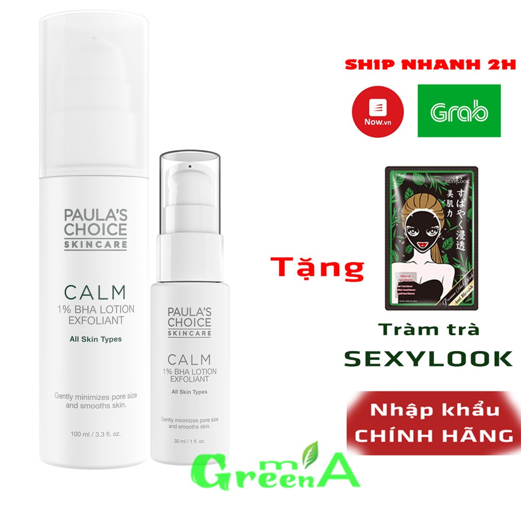 Tẩy Tế Bào Chết 1% BHA Paula Choice Tẩy Da Chết Paula's Choice 1% BHA Calm Redness Relief Lotion Exfoliant Chống Lão Hóa