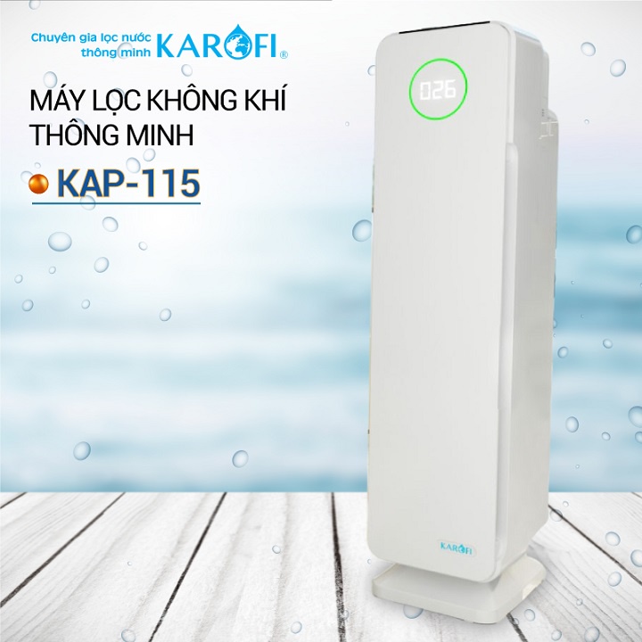 Máy lọc không khí thông minh Karofi KAP-115