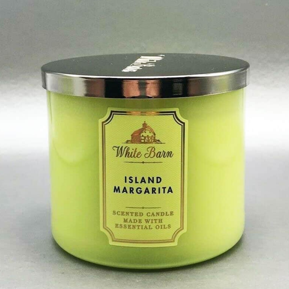 [BILL MỸ] NẾN THƠM THƯ GIÃN BATH AND BODY WORK WHITE BARN 3 BẤC MÙI ISLAND MARGARITA